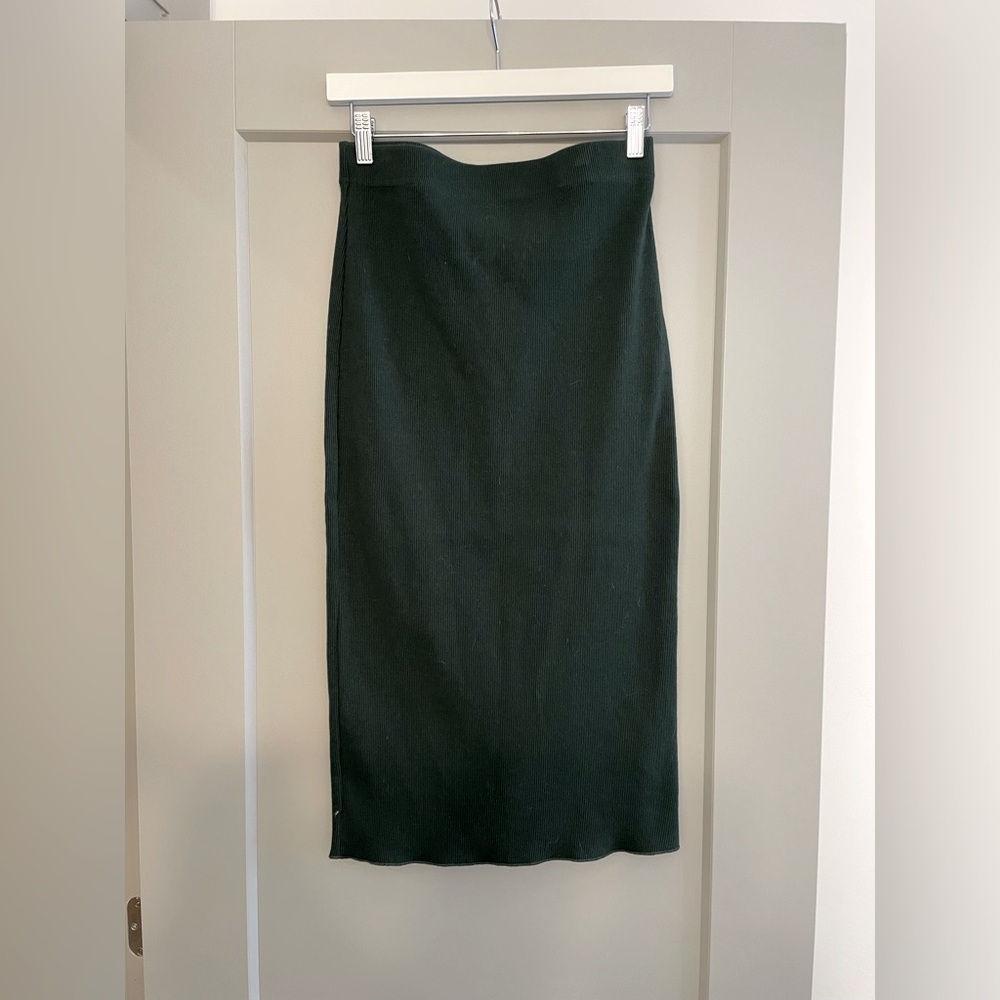 Province of Canada Ribbed Cotton Skirt